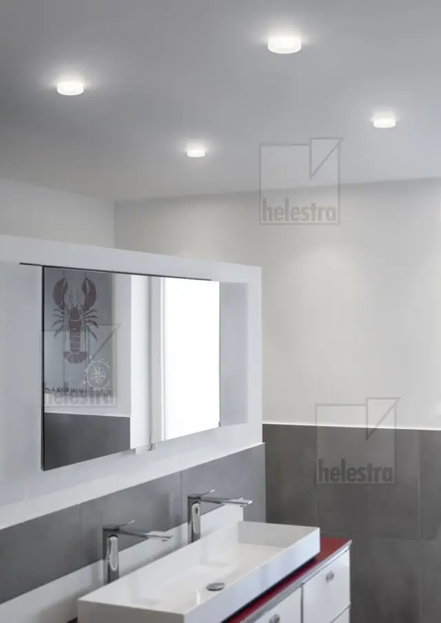IVA Χωνευτό Φωτιστικό Οροφής LED 5W Λευκό IP44 Dimmable 3