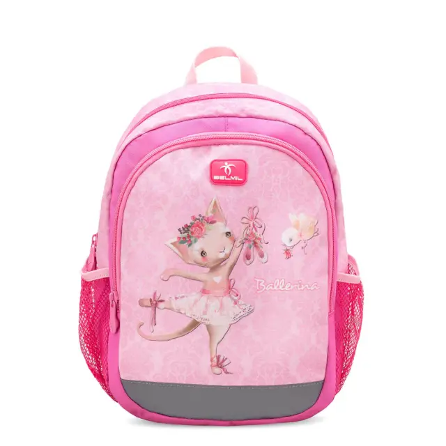 Belmil Kiddy Plus Σχολική Τσάντα Πλάτης (33x23x13) Ballerina 3054ABAL