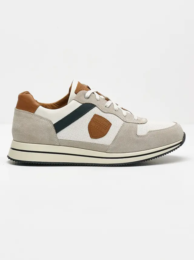 Mephisto Sneakers Ανδρικό ύφασμα/δέρμα Nubuck Άσπρο MEP/GREG STONE 2