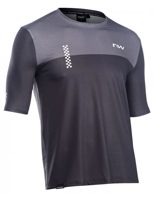 ΜΠΛΟΥΖΑ NORTHWAVE XTRAIL 2 ΚΟΝΤΟ ΜΑΝΙΚΙ SS22-24 - ΜΑΥΡΟ - X-LARGE