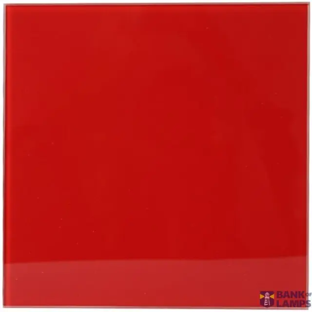 Replacement Fan Panel dRim, Red, Glass