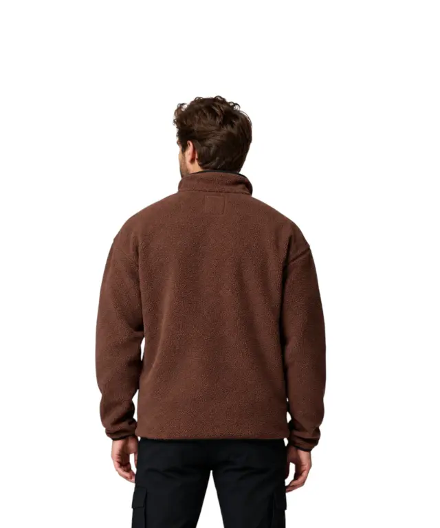 Columbia - Ανδρική Πουλόβερ Fleece Helvetia 2090891-258 Καφέ Σκούρο 3