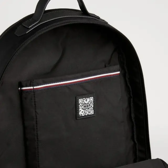 Tommy Hilfiger - Ανδρικό Σακίδιο Th Elevated Nylon Backpack AM0AM11573-BDS Μαύρο 3