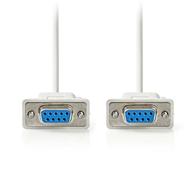 Καλώδιο Null Modem, D-Sub 9 pin θηλ. - D-Sub 9 pin θηλ., 2.00m.