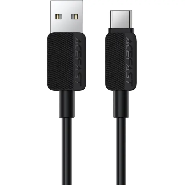 Καλώδιο Acefast C26-04 USB-A σε USB-C 18W 3A Μαύρο 1.2m