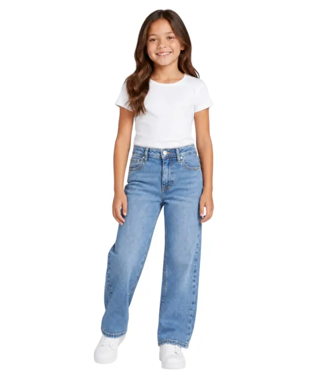 Guess Jeans - Παιδικό Τζιν Παντελόνι Για Κορίτσια J6YA10D1217-DPTE Μπλε - 12 ετών 3