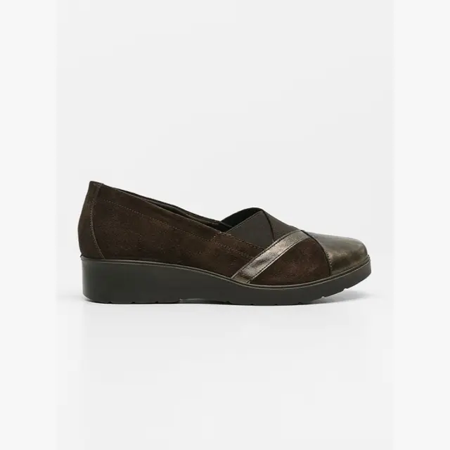 Imac Μοκασίνια-Loafers Γυναικείο δέρμα Nubuck/δέρμα Καφέ IMA/205240N T/MORO - 38