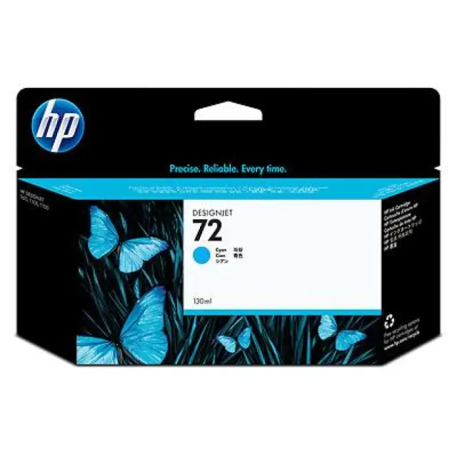 HP Μελάνι Inkjet No.72 HC Cyan 130ml (C9371A) (HPC9371A) HEWLETT PACKARD