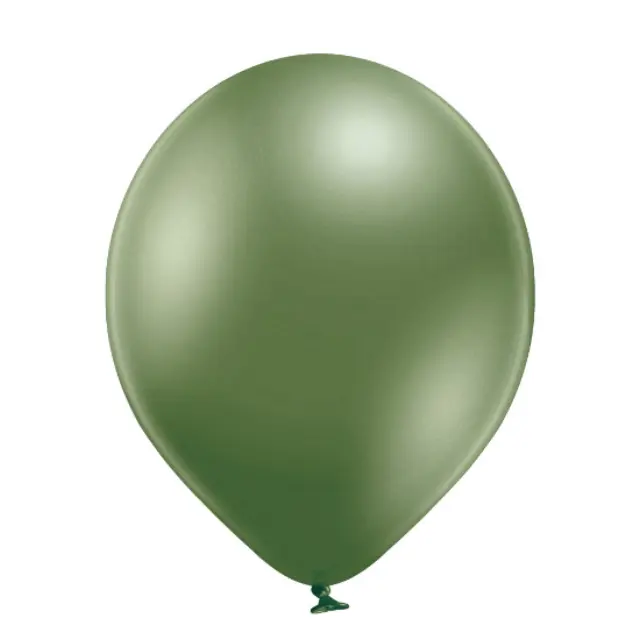 Μπαλόνια Λάτεξ 11 Μεταλλικά Λαδί - Glossy Lime Green /50 τεμ