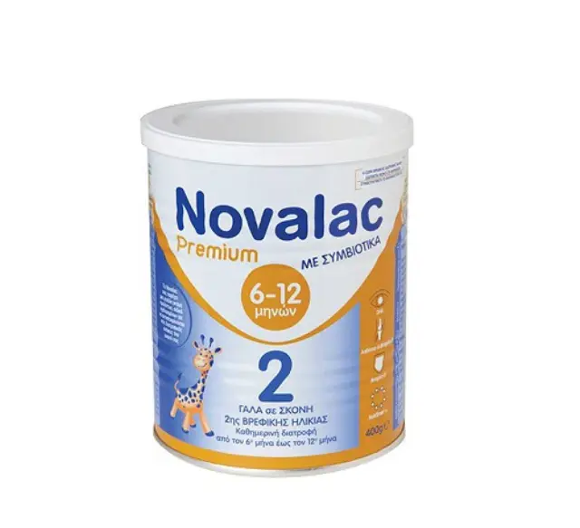 Novalac Premium 2 Γάλα 2ης Βρεφικής Ηλικίας σε Σκόνη, από τον 6ο έως τον 12ο Μήνα, 400g 2