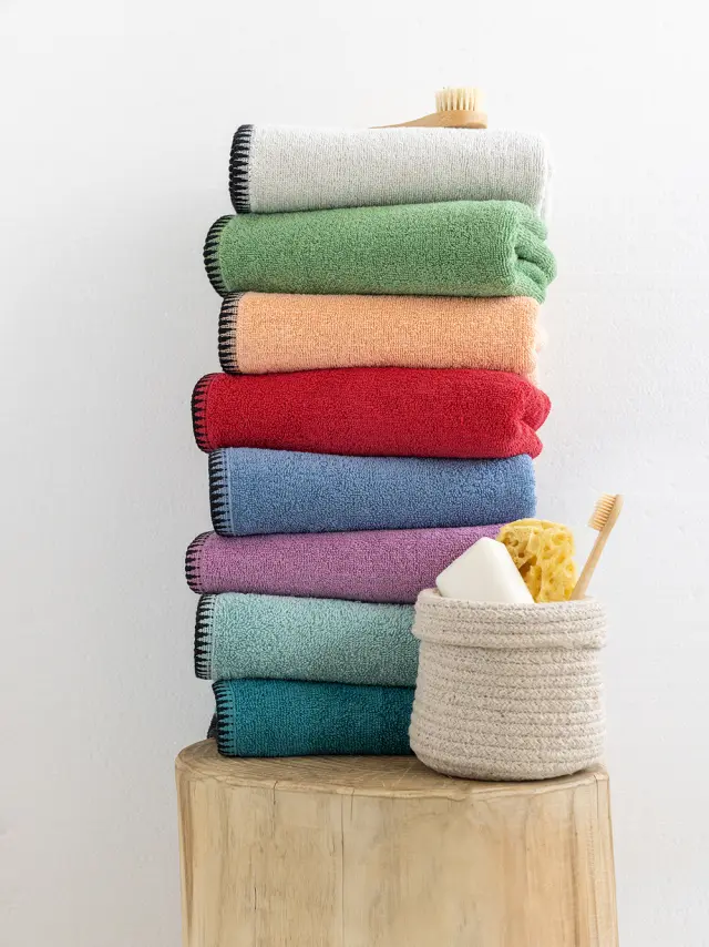 Πετσέτα Χεριών Towels Collection BROOKLYN Πετσέτες Λουτρού 100x150 ICE 2