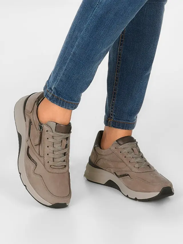 Gabor Sneakers Γυναικείο δέρμα Nubuck Μπεζ GAB/76896 004-FANGO - 37 2