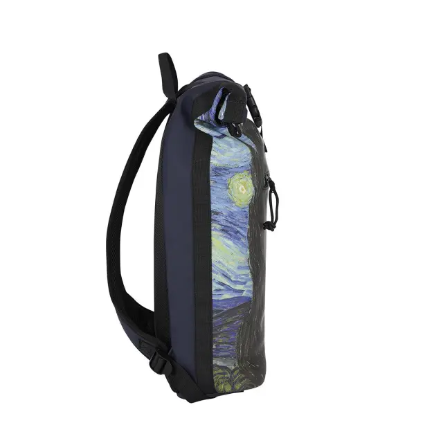 New Rebels Mart Art Roll-Top Backpack (L): Starry Night 3