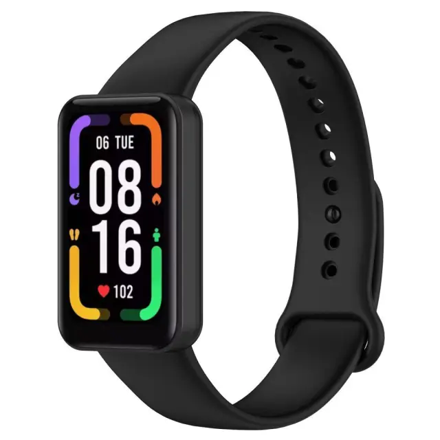 Λουράκι Σιλικόνης για Xiaomi Smart Band Pro - Black OEM 2