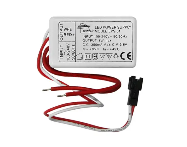 ΤΡΟΦΟΔΟΤΙΚΟ 230V/3.6V 350mA ΓΙΑ LED ΙΣΧΥΟΣ 1W