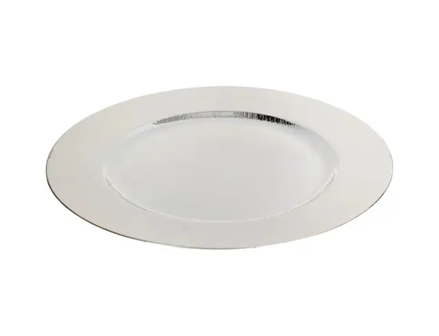 Πιατέλα σερβιρίσματος Fééric Lights & Christmas με διάμετρο 33cm - Silver 129812AR