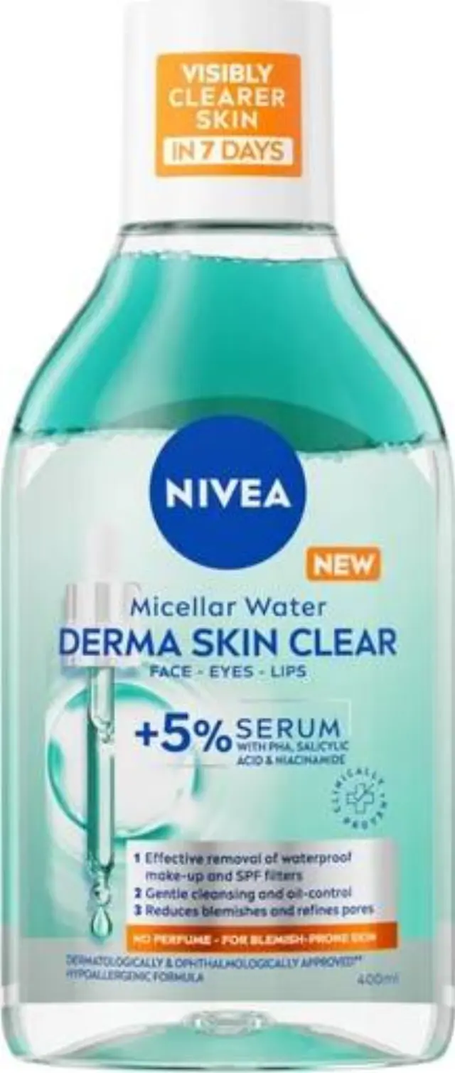 Nivea Derma Skin Clear Micellar Water Νερό Καθαρισμού Προσώπου 400ml