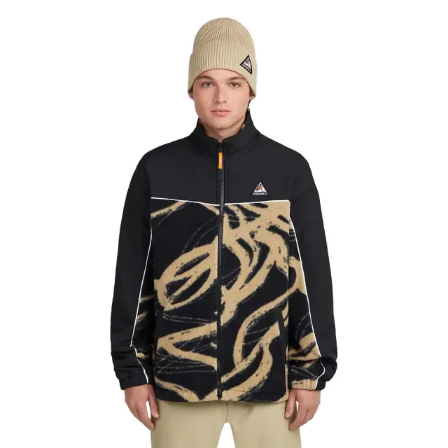 O'neill Men's Play Full-Zip Hyperfleece Μαύρο - Μπεζ 2350158-37565 (O'neill)
