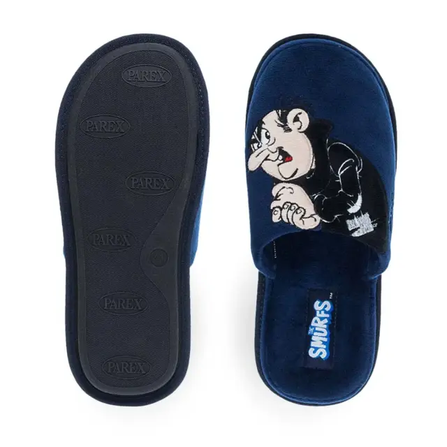 Parex Ανδρικές Παντόφλες Σπιτιού Gargamel, Χρώμα Μπλε 3