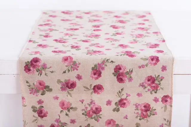 Beauty Home ΡΑΝΝΕΡ ΦΛΟΡΑΛ ΡΟΖΑ 32 cm x 1,5 m