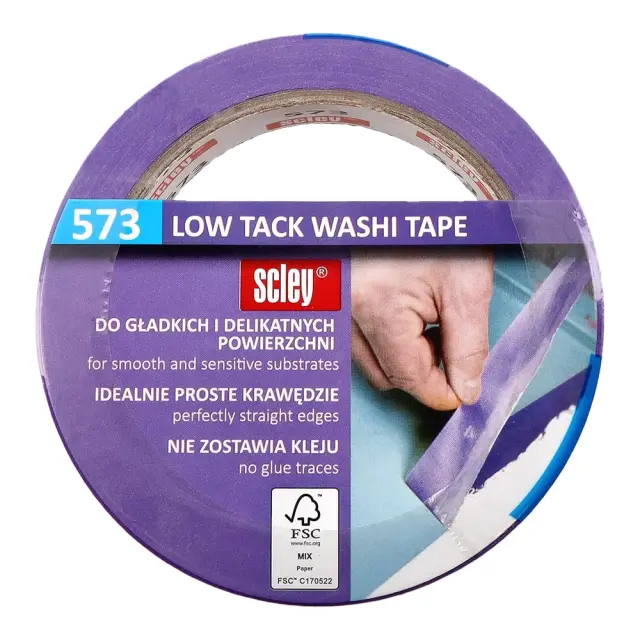 SCLEY 573 ΧΑΡΤΟΤΑΙΝΙΑ ΜΩΒ 38MM X 33M 2
