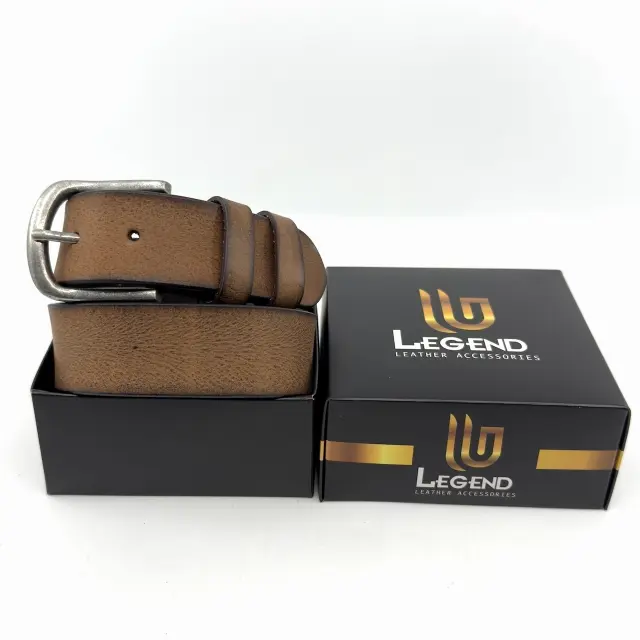 Ταμπά Δερμάτινη Ζώνη Full Grain 4 cm 2