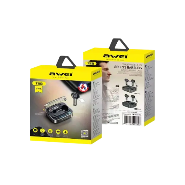 Ασύρματα ακουστικά Bluetooth με θήκη φόρτισης - T58 - Awei - 888766