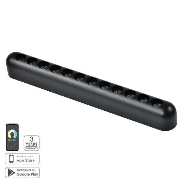 Ράγα Φωτισμού Magnetic Flex Μαύρο Ματ 26x3x3,3εκ.