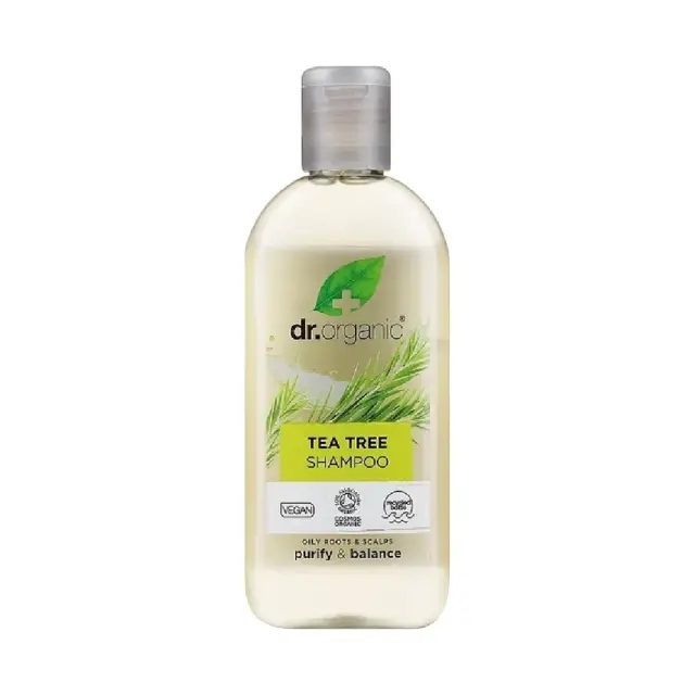 Dr.Organic Tea Tree Shampoo, Σαμπουάν με Βιολογικό Τεϊόδεντρο 265 ml