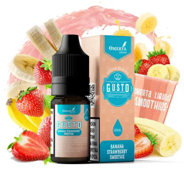 Banana Strawberry Smoothie 10ml - Omerta 3mg