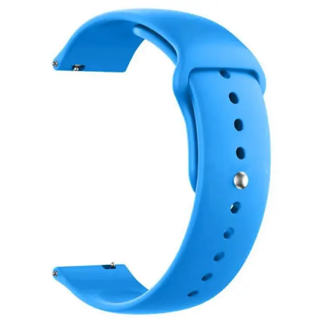 Pure Colour Λουράκι για Smartwatch 20mm-Navy Blue OEM
