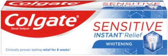 Colgate Sensitive Instant Relief Whitening Toothpaste Οδοντόκρεμα, 75ml