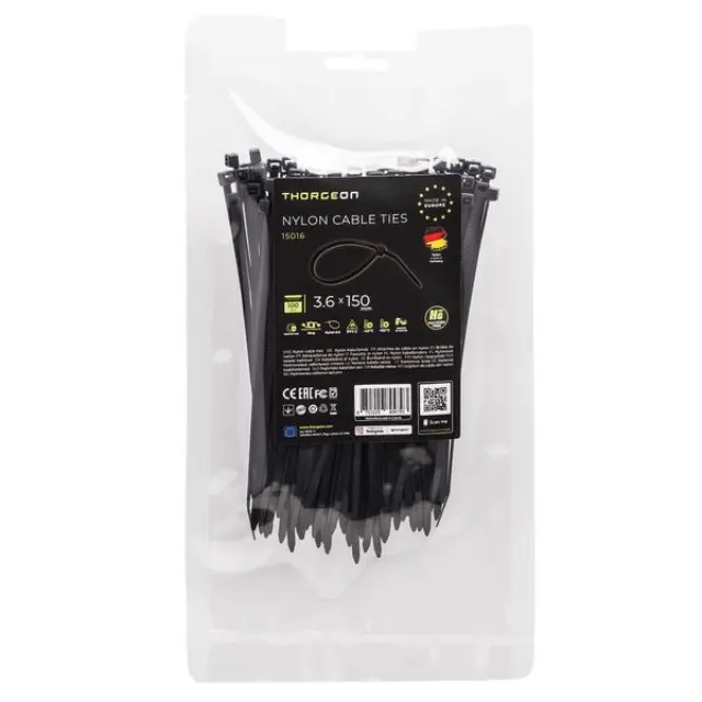 Ties 3.6x150 Black (100 pcs)