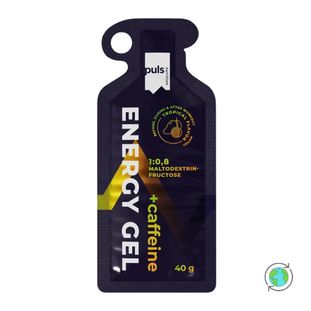 Gel Ενέργειας Tropical με Καφεΐνη - Puls Nutrition - 40g 6430056595887