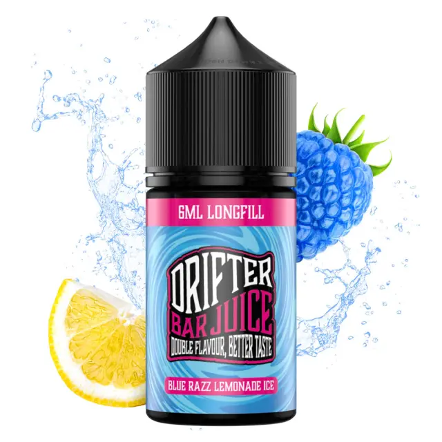 Blue Razz Lemonade Ice 6ml (30ml) - Drifter Bar Juice Flavorshots
