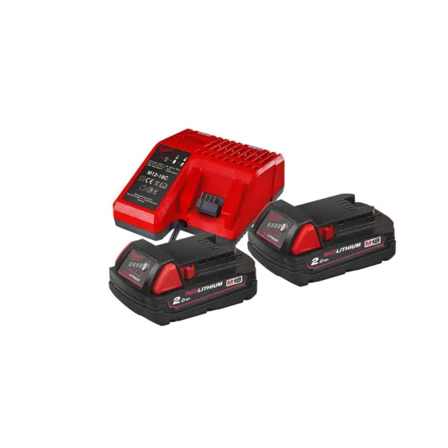 Milwaukee 4933459209 - SET ΜΠΑΤΑΡΙΕΣ & ΦΟΡΤΙΣΤΗΣ M12 NRG-202 MW 2