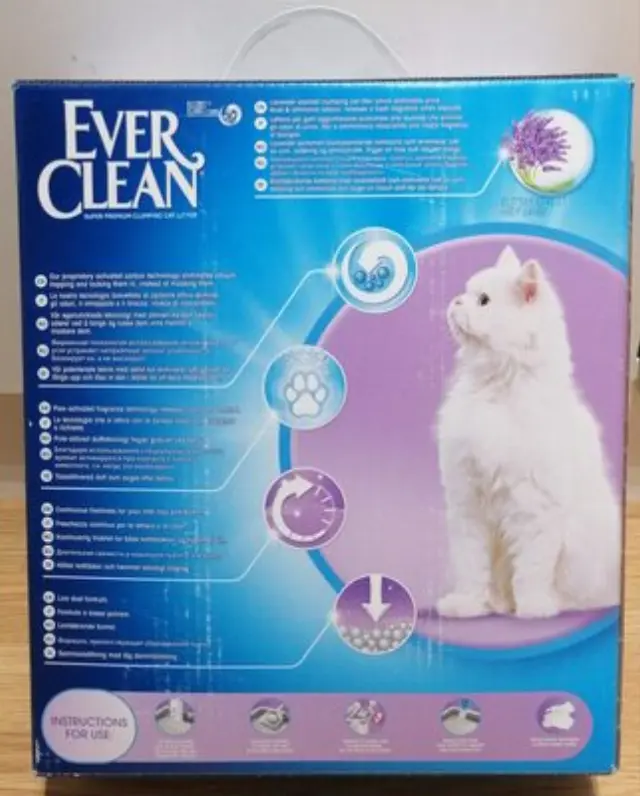 Ever Clean Lavender Συγκολλητική Άμμος για Γάτες 10lt Μονόχρωμο 2