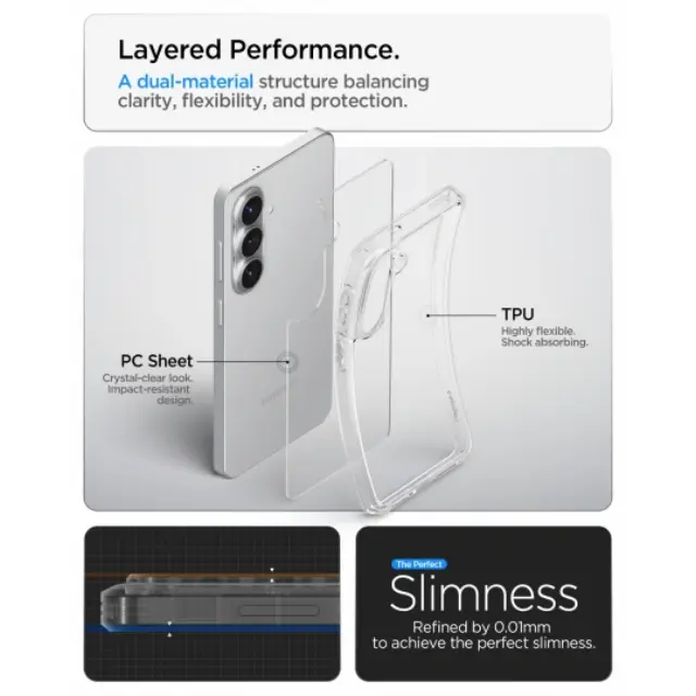 Spigen Ultra Hybrid Nothing Phone 4a Crystal Clear 3