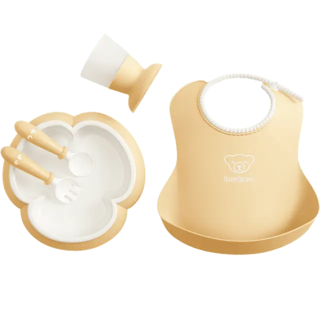 BABYBJÖRN Baby Dinner Set Powder yellow 7317680700667