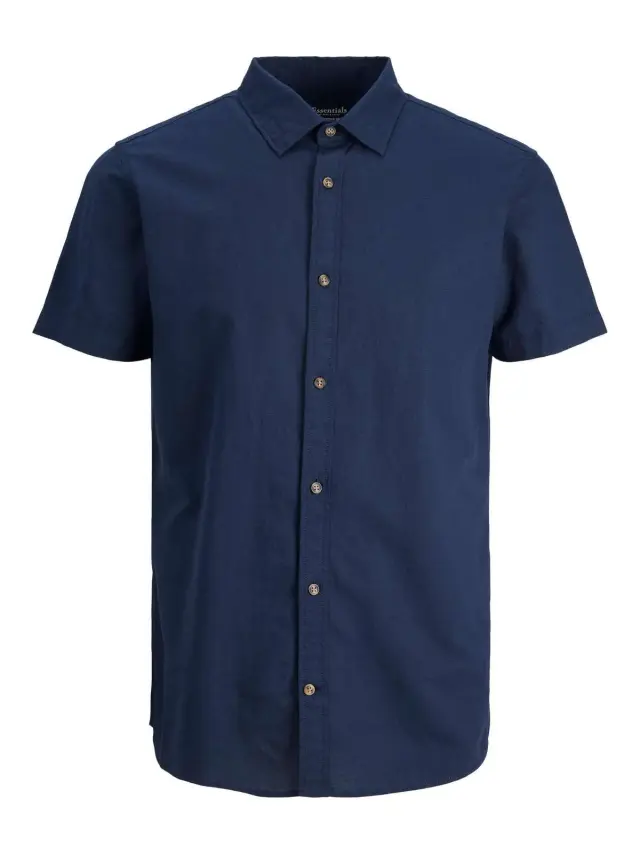JJESUMMER SHIRT S/S S23 SN Navy Blazer