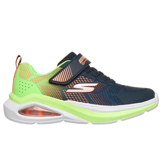 Skechers Microspec Max Velocity παιδικά αθλητικά απούτσια για αγόρι 404110L_NVLM-1