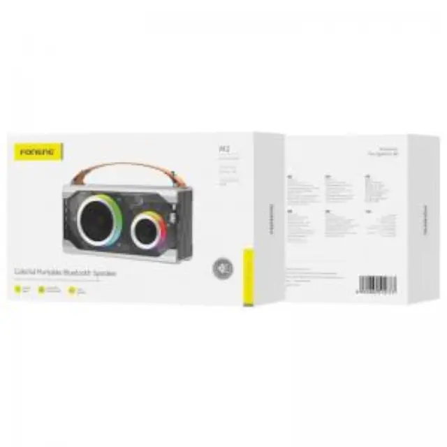 Φορητό Ηχείο Bluetooth Foneng M2 Colorful BT 5.1 5000mAh 15W Γκρι N70252 3