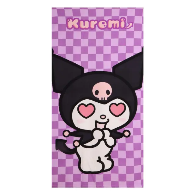 Πετσέτα θαλάσσης Hello Kitty Kuromi microfibre beach towel 70*140cm