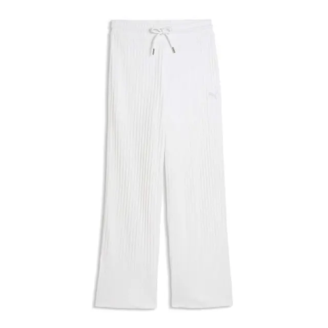Puma Women's HER Comfort High-Waist Wide Leg Pants Άσπρο 693284-02 (Puma)