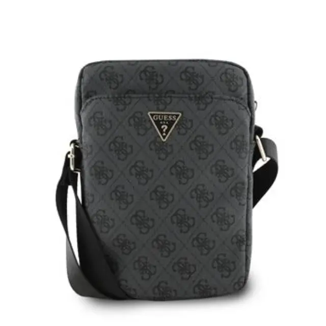 Guess PU 4G Triangle Logo Bag 8" Black