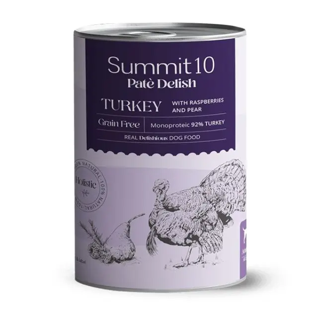 Summit10 Patè Delish Γαλοπούλα 92% με Βατόμουρα και Αχλάδι 400gr