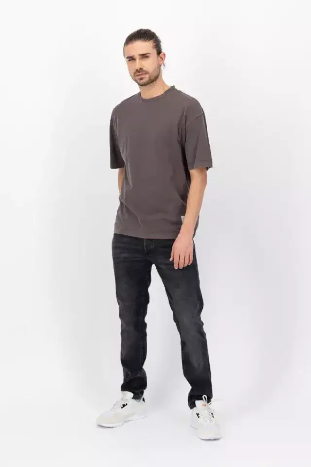 Jack & Jones - Jorwash Ανδρικό T-shirt 12222791 Καφέ - L 2