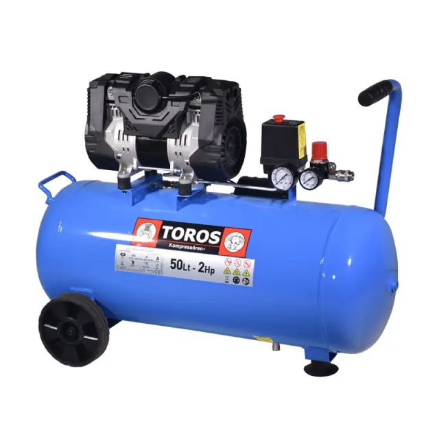 ΑΕΡΟΣΥΜΠΙΕΣΤΗΣ OIL FREE ΧΑΜΗΛΟΥ ΘΟΡΥΒΟΥ (SEMISILENT) 50L/2,0HP - 10 BAR 602090