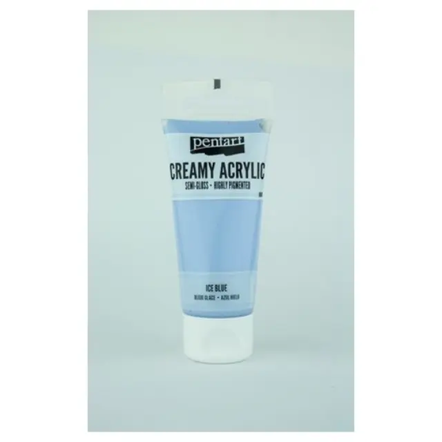 Χρώμα ακρυλικό Creamy Semi-Gloss 60ml Pentart - Ice blue