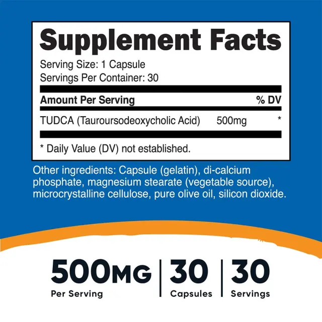 Nutricost Tudca 500 mg 2